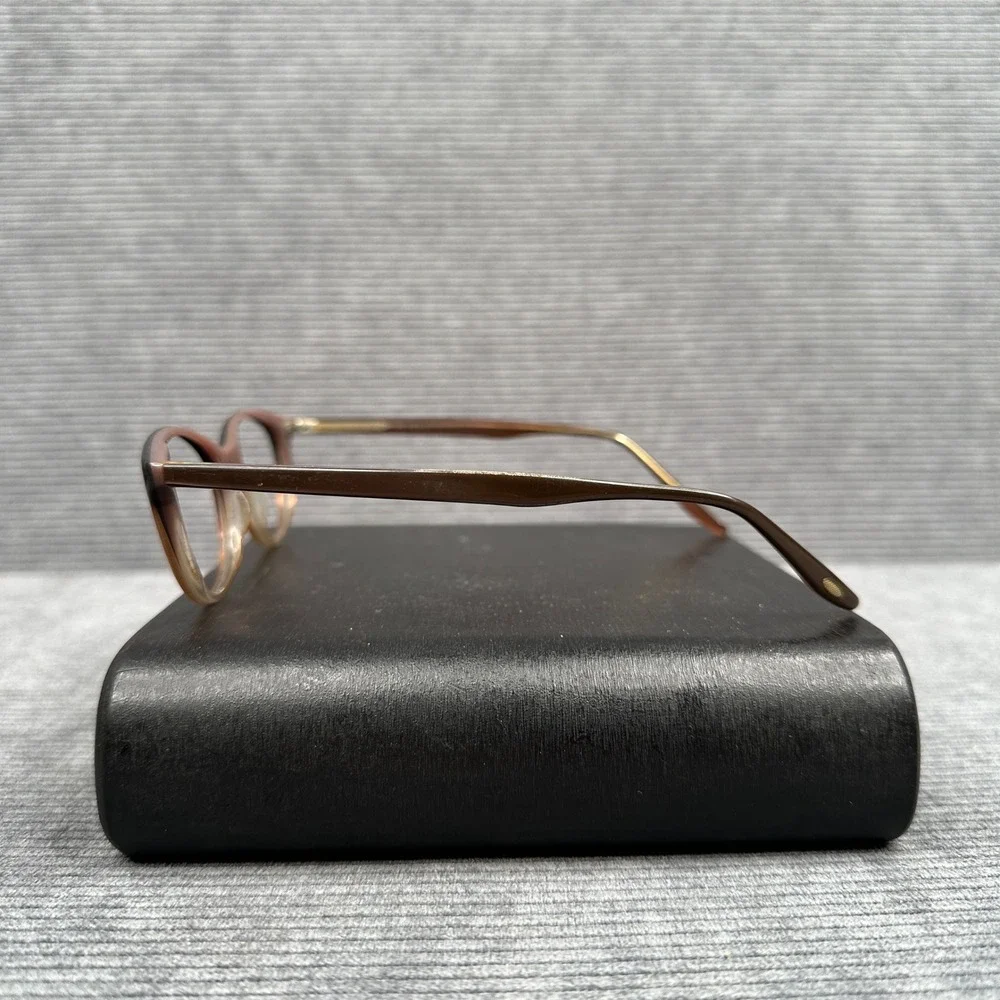 Barton Perreira Ava Brown Gradient Cat Eye Y2K Eyeglasses Frames 50-16-145 MAQ